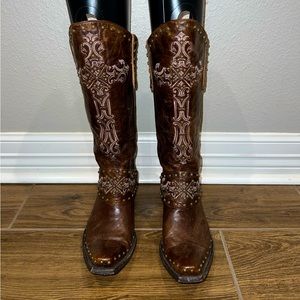 Studded Old Gringo boots size 7